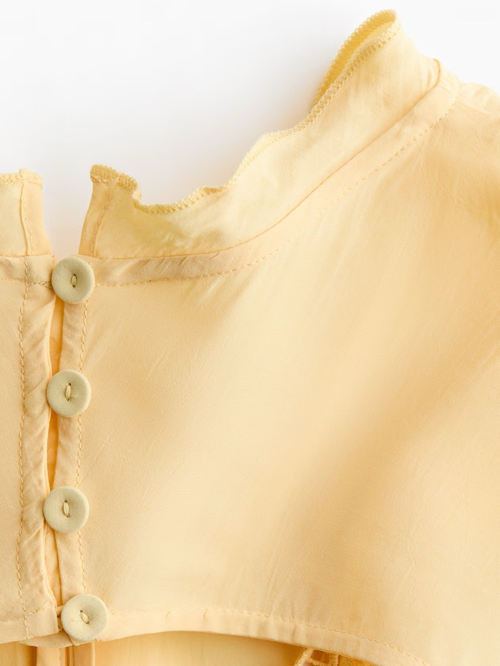 H&M Studio Collection Yellow Ruffled Maxi Dress - Picture 6 of 10